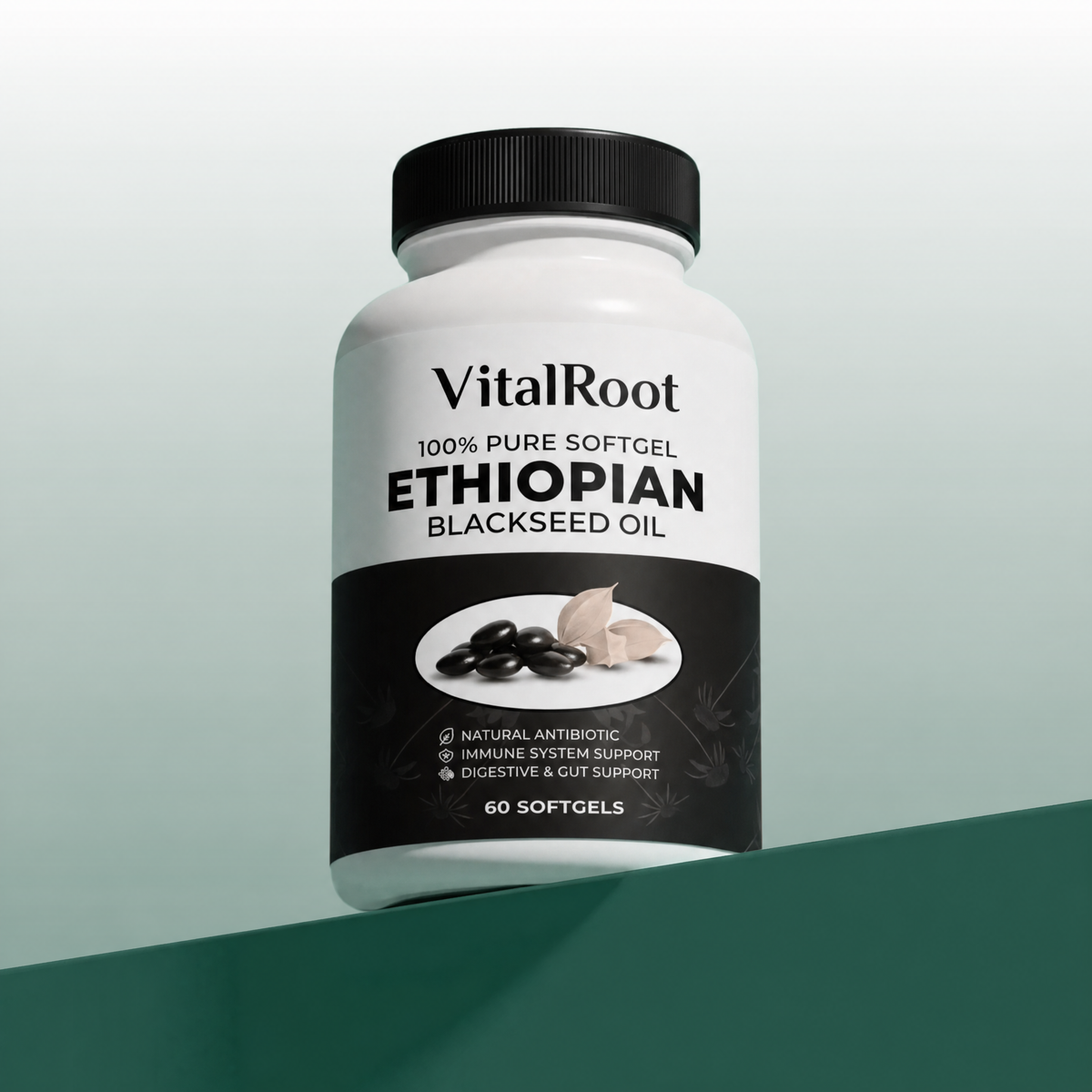 VitalRoot Ethiopian Black Seed Oil (1-Bottle Subscribe & Save)