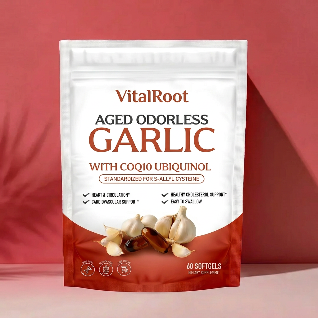 VitalRoot Aged Odorless Garlic (Buy One, Subscribe & Save)