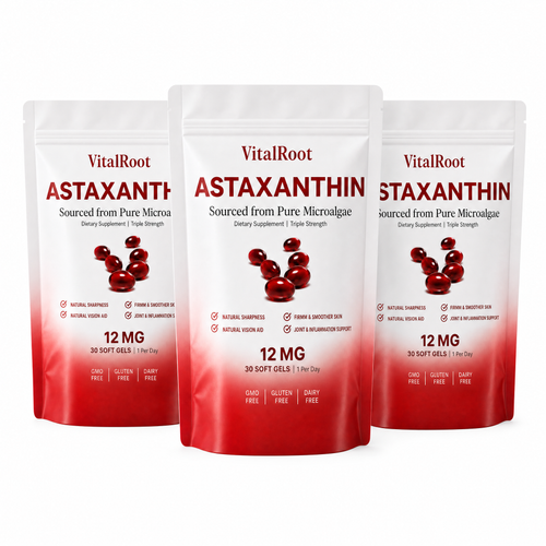 VitalRoot Astaxanthin (3-Bag Single Purchase)