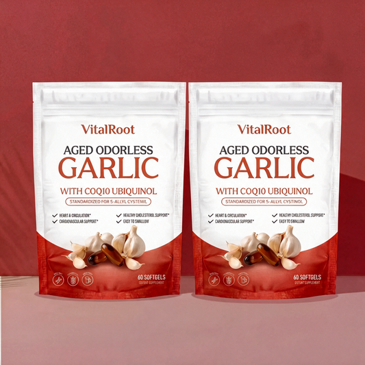 VitalRoot Aged Odorless Garlic (Buy 2, One-Time Purchase, No Gifts Included)