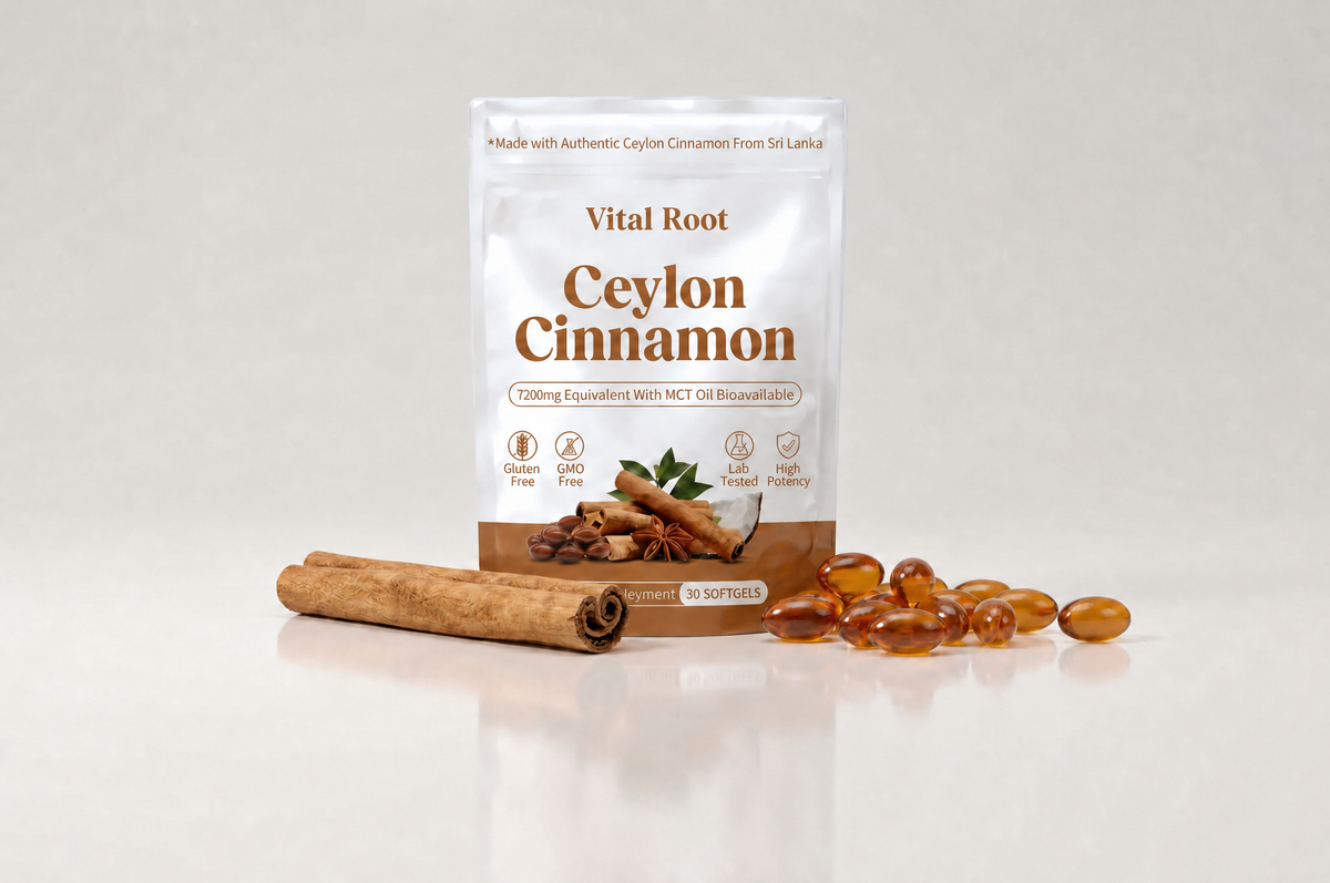 VitalRoot Ceylon Cinnamon (3-Month Refill With Gifts)