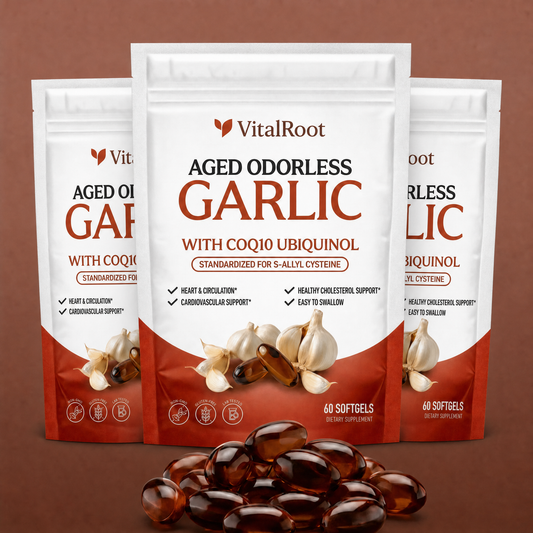 Aged Odorless Garlic (3-Pack)